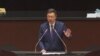 Perdana Menteri Taiwan Cho Jung-tai, dari Partai Progresif Demokratik (DPP) yang berkuasa, menyampaikan pidato kebijakan pertamanya dalam sesi di Parlemen di Taipei pada 31 Mei 2024. (Foto oleh Sam Yeh / AFP)
