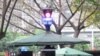 重庆街头随处可见的交巡警平台