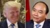 File - This image shows then-President-elect Donald Trump and Prime Minister of Vietnam Nguyen Xuan Phuc.