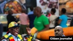 Mutungamiri wenyika VaEmmerson Mnangagwa nemutungamiri weCCC VaNelson Chamisa
